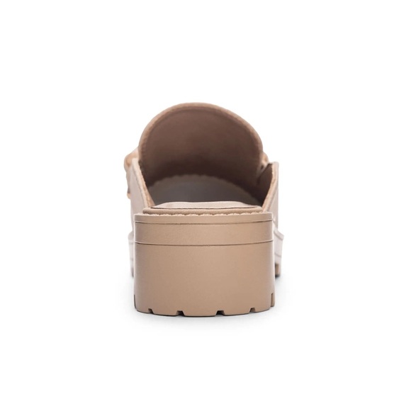NWOB DL by Chinese Laundry Platform Backless Loafer Mule in Tan - Picture 10 of 12